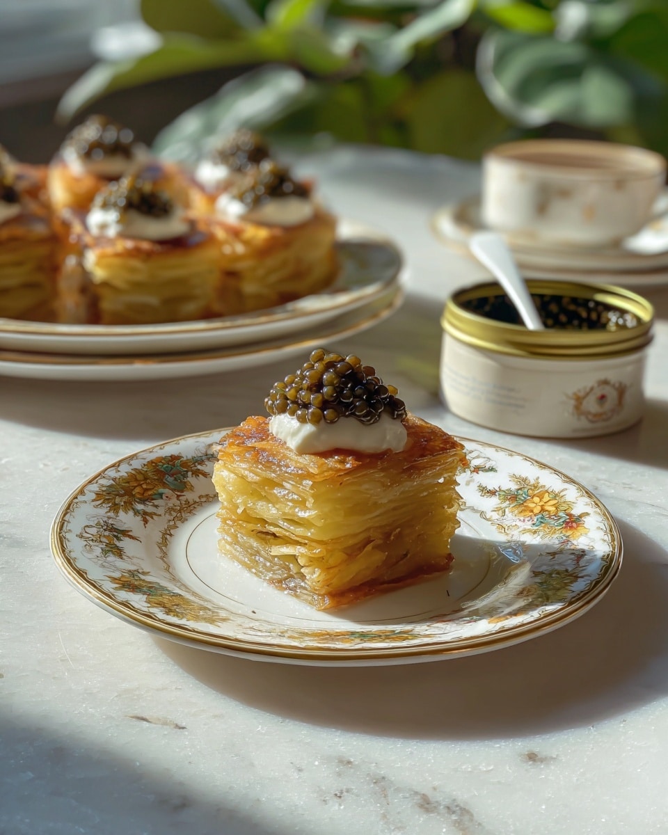 Cheesy Potato Gratin Stacks Recipe