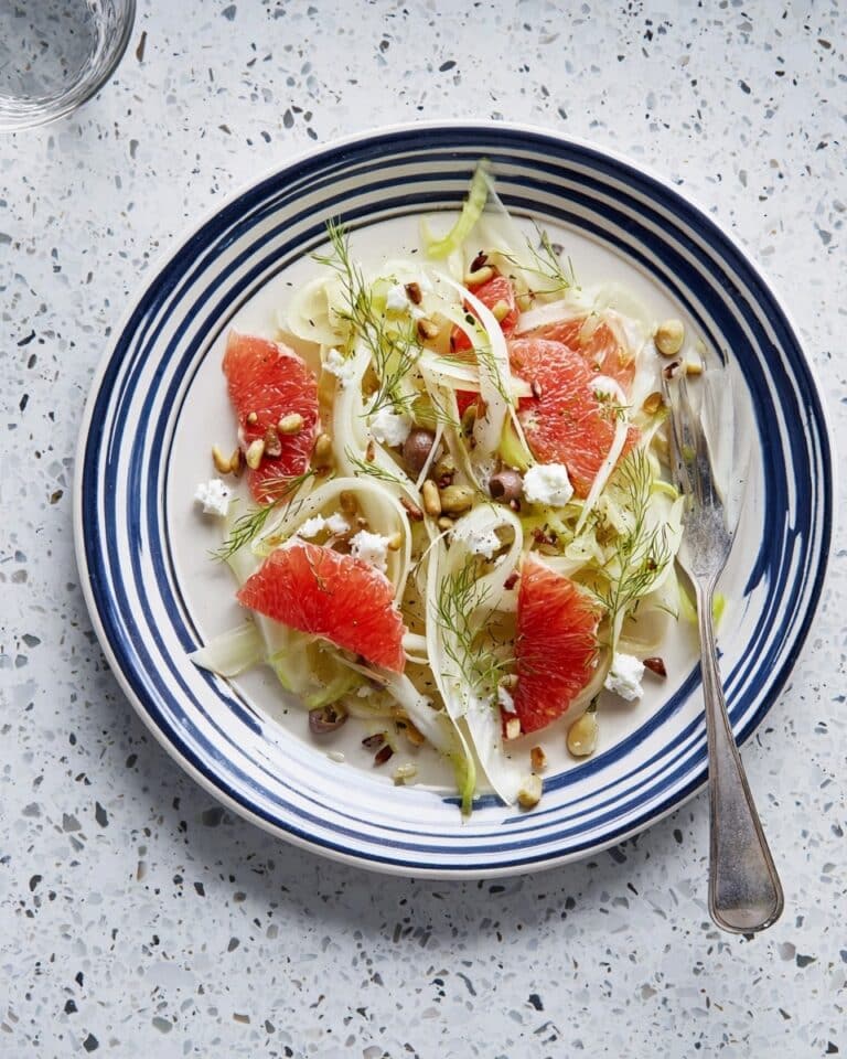 Grapefruit & Goat Cheese Fennel Salad Recipe