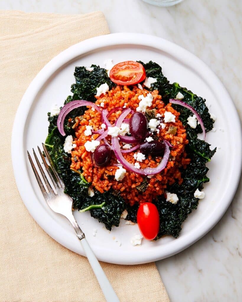 Tomato Fried Rice Salad Recipe