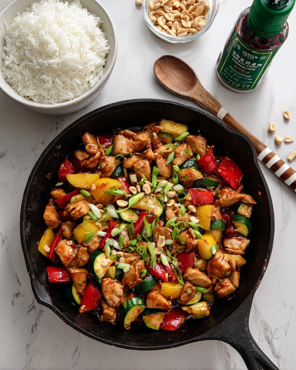 Easy Weeknight Kung Pao Pineapple Chicken Stir Fry Recipe