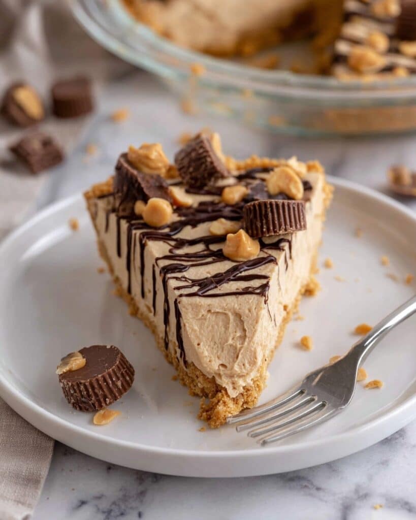 No-Bake Peanut Butter Pie Recipe