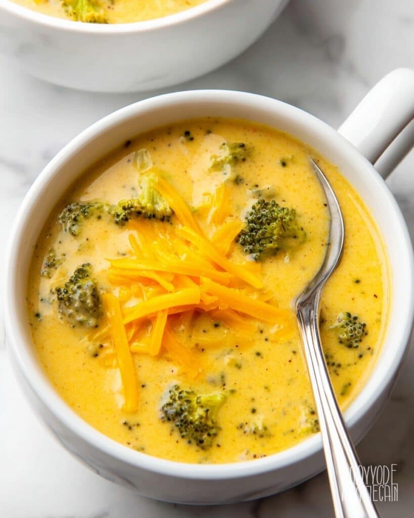 Broccoli Cheese Soup with 5 Ingredients Recipe