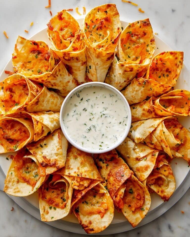 Blooming Quesadilla Ring Recipe