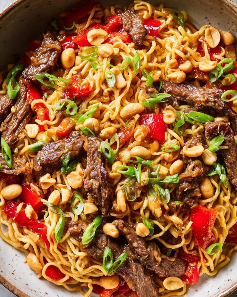 Kung Pao Beef Lo Mein Recipe