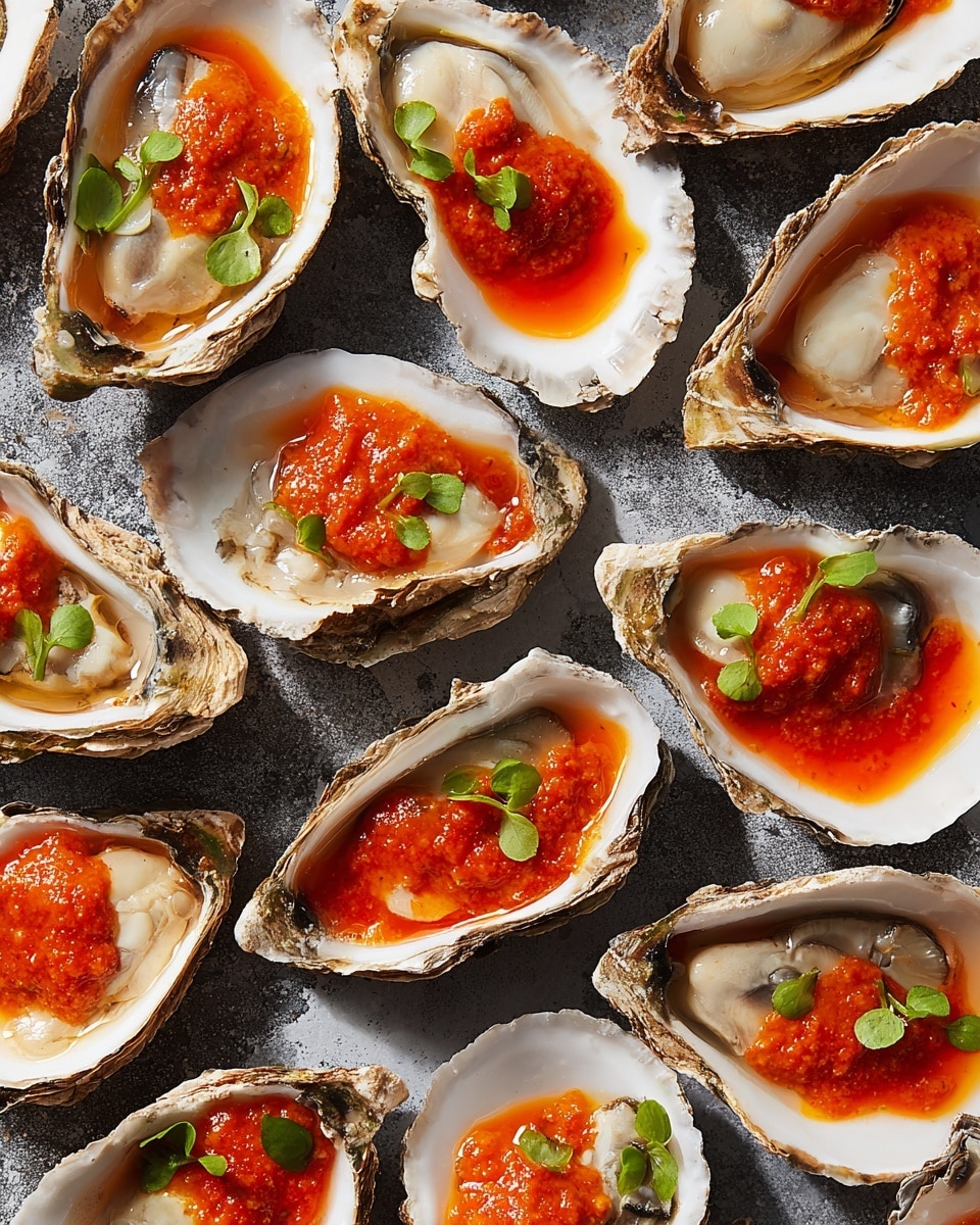 Grilled Oysters with Kimchi Butter Recipe