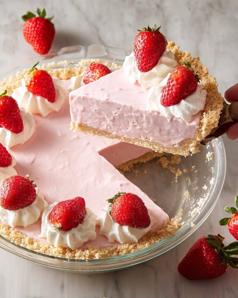 Strawberry Milkshake Pie Recipe