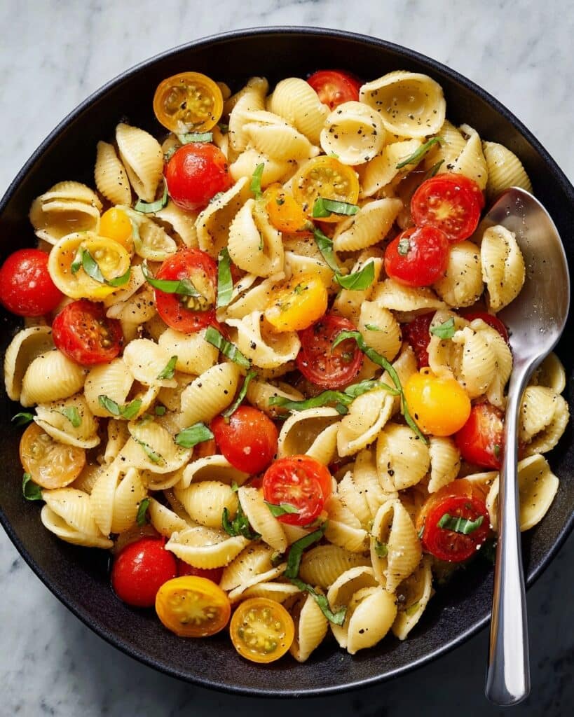 Bruschetta Pasta Salad Recipe