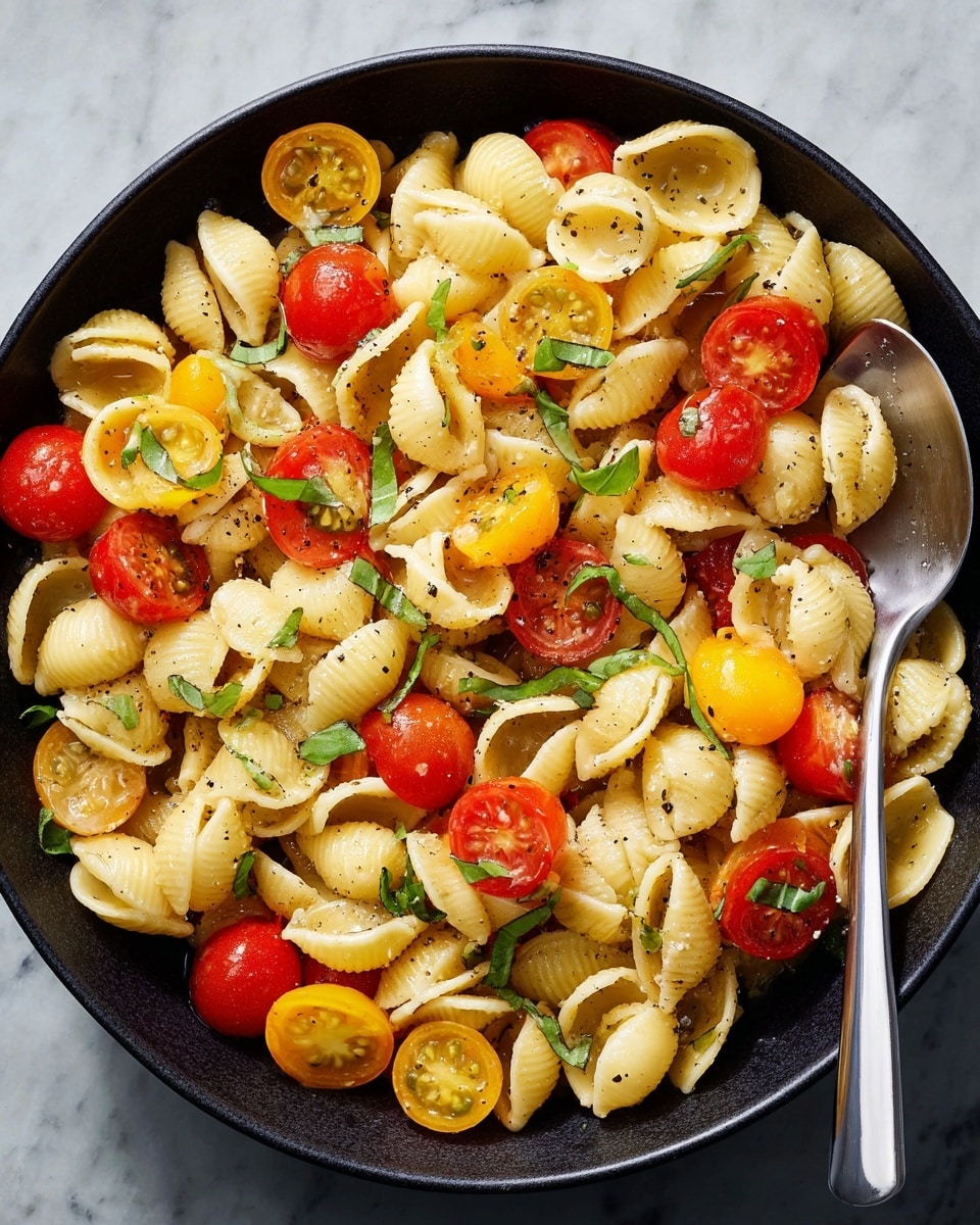 Bruschetta Pasta Salad Recipe