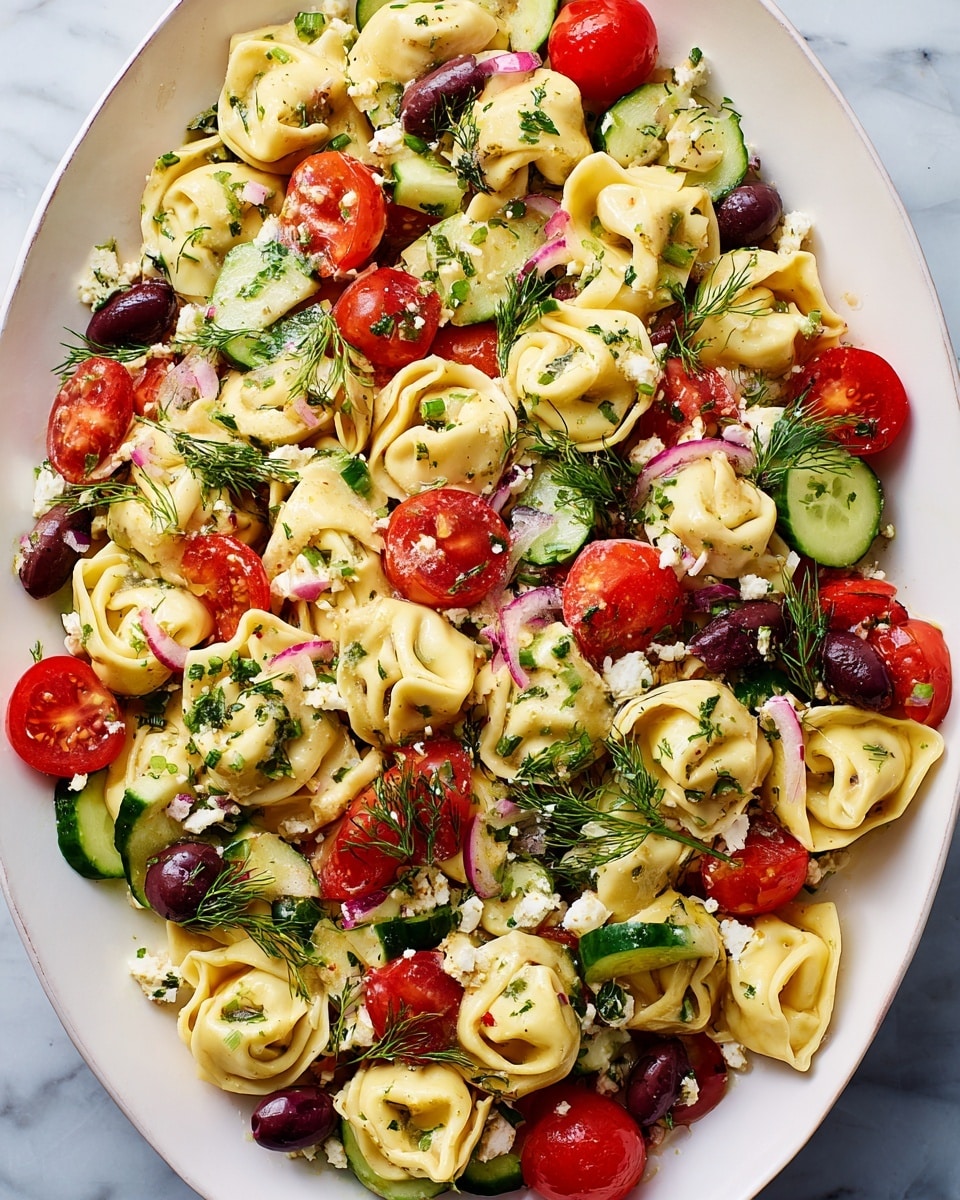 Greek Tortellini Salad Recipe