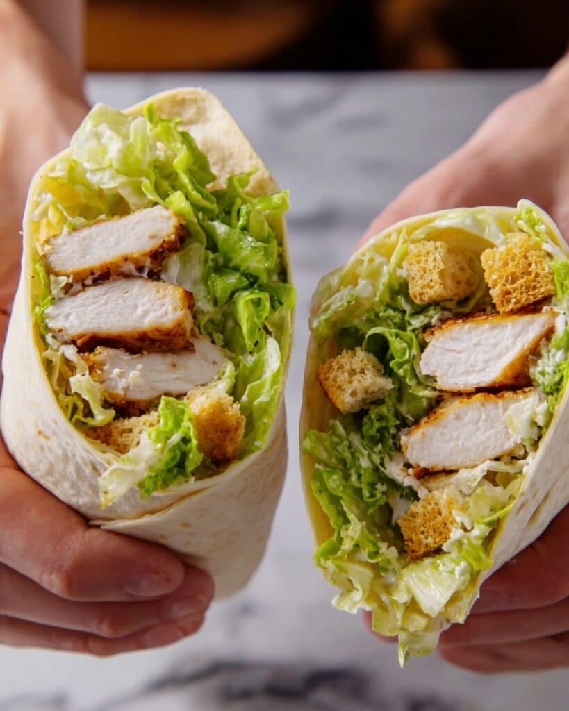 Chicken Caesar Wraps Recipe