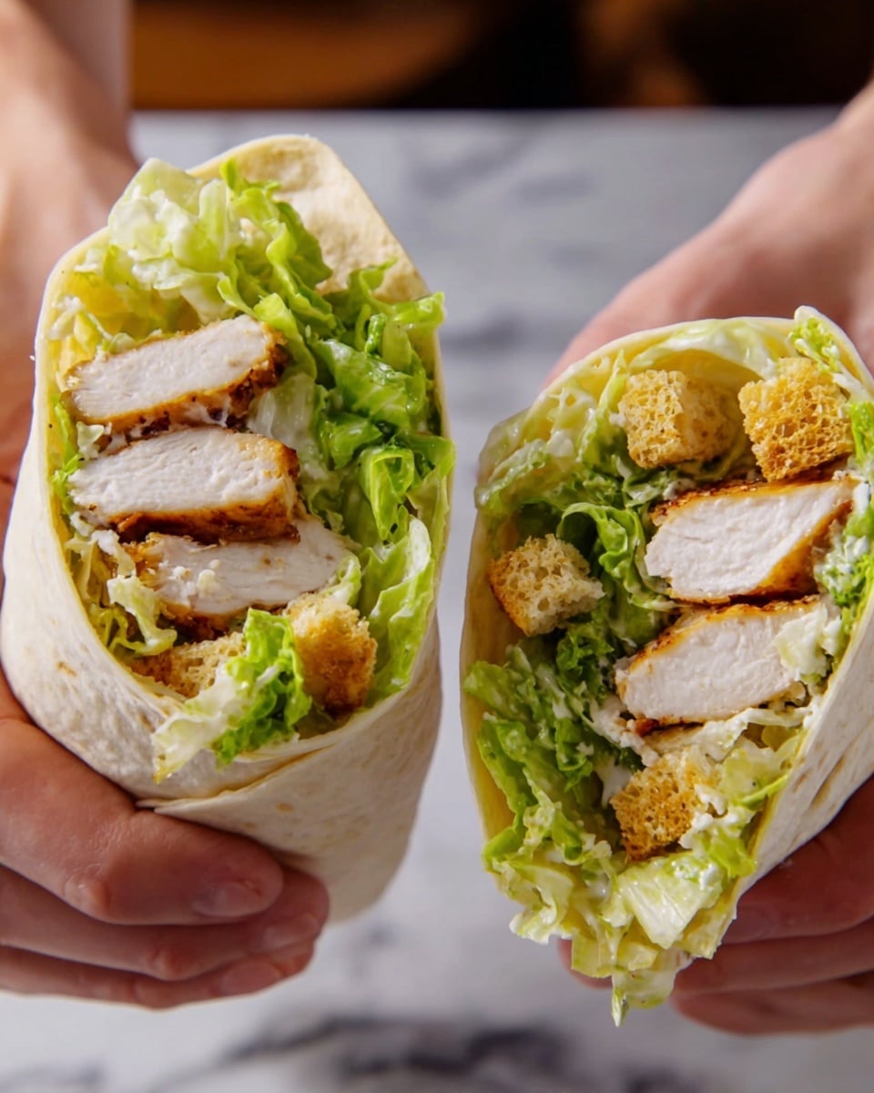 Chicken Caesar Wraps Recipe