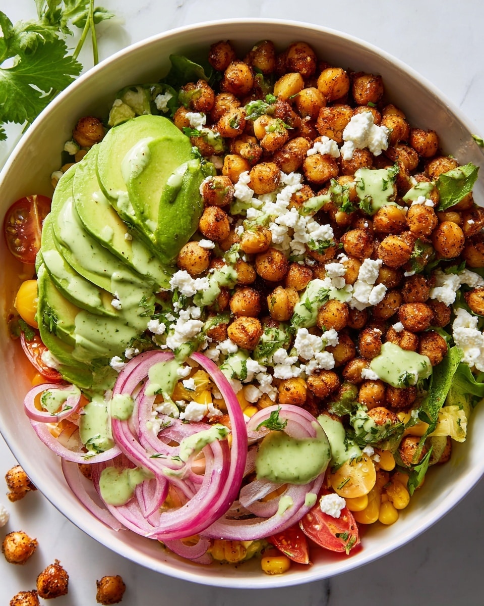 Crispy Chili-Lime Chickpea Salad Recipe