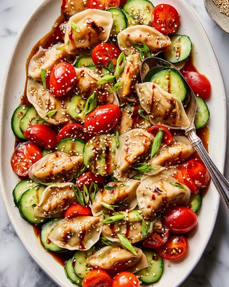 Pot Sticker Panzanella Recipe