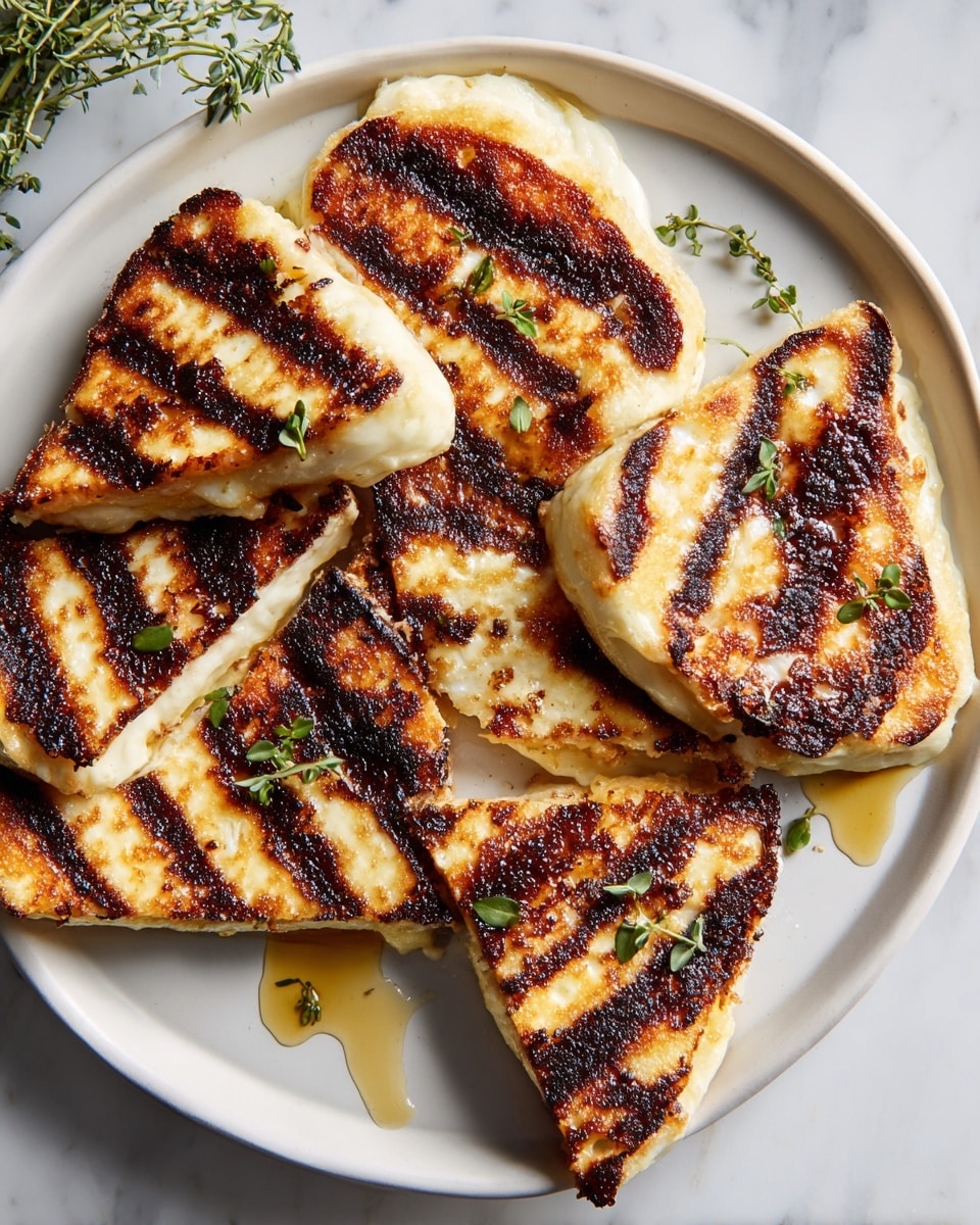 Grilled Halloumi with Honey and Thyme Recipe