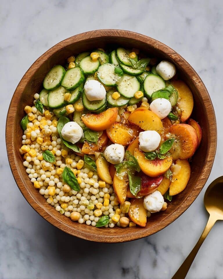 Summery Fresh Mozzarella and Couscous Salad Recipe