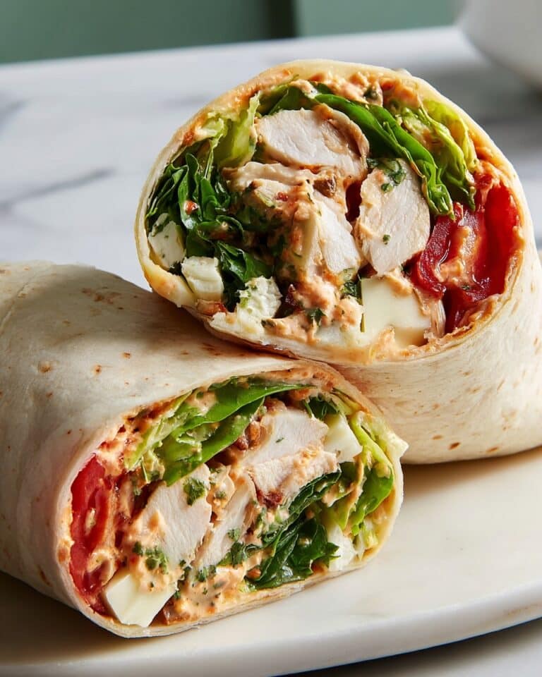 Tuscan Chicken Wrap Recipe