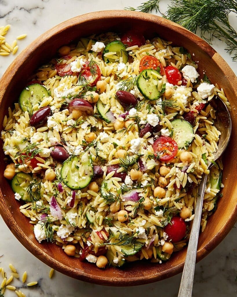Greek Orzo Salad Recipe
