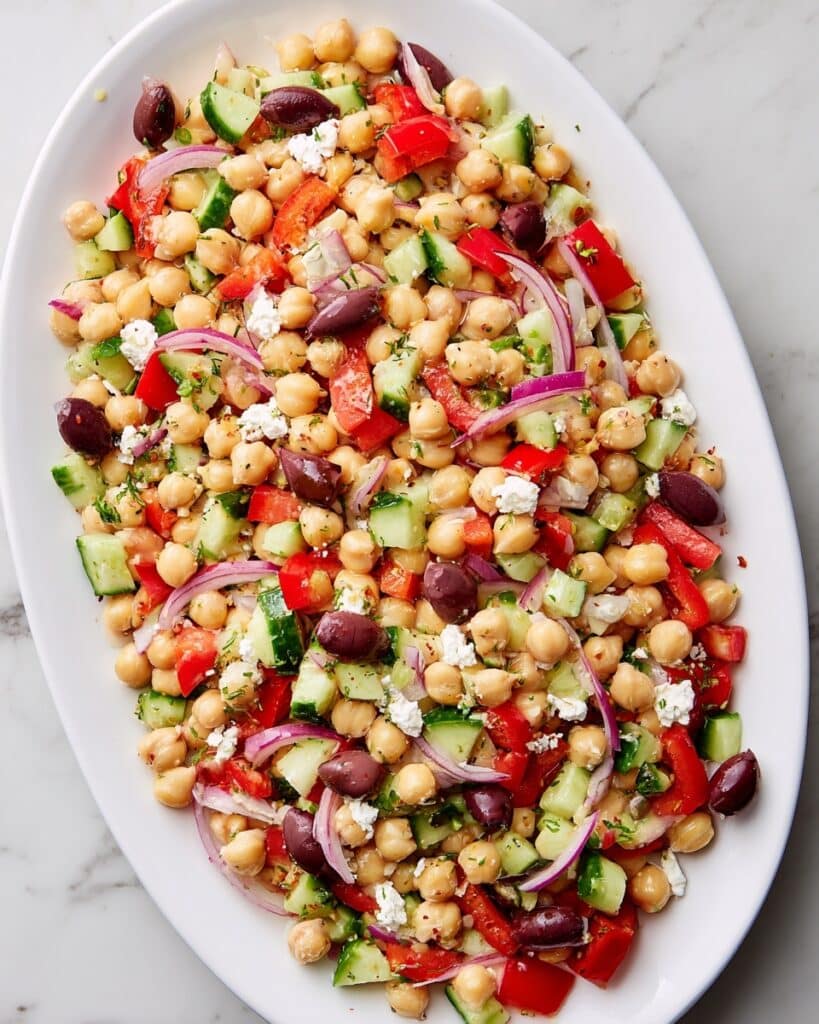 Mediterranean Chickpea Salad Recipe