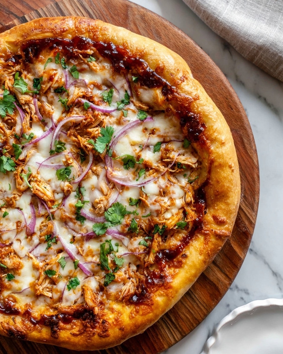 Homemade BBQ Chicken Pizza Recipe
