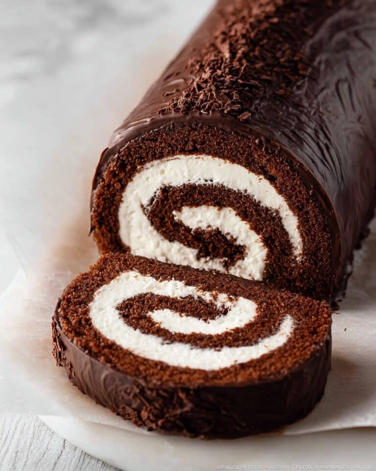 Chocolate Swiss Roll Cake Recipe