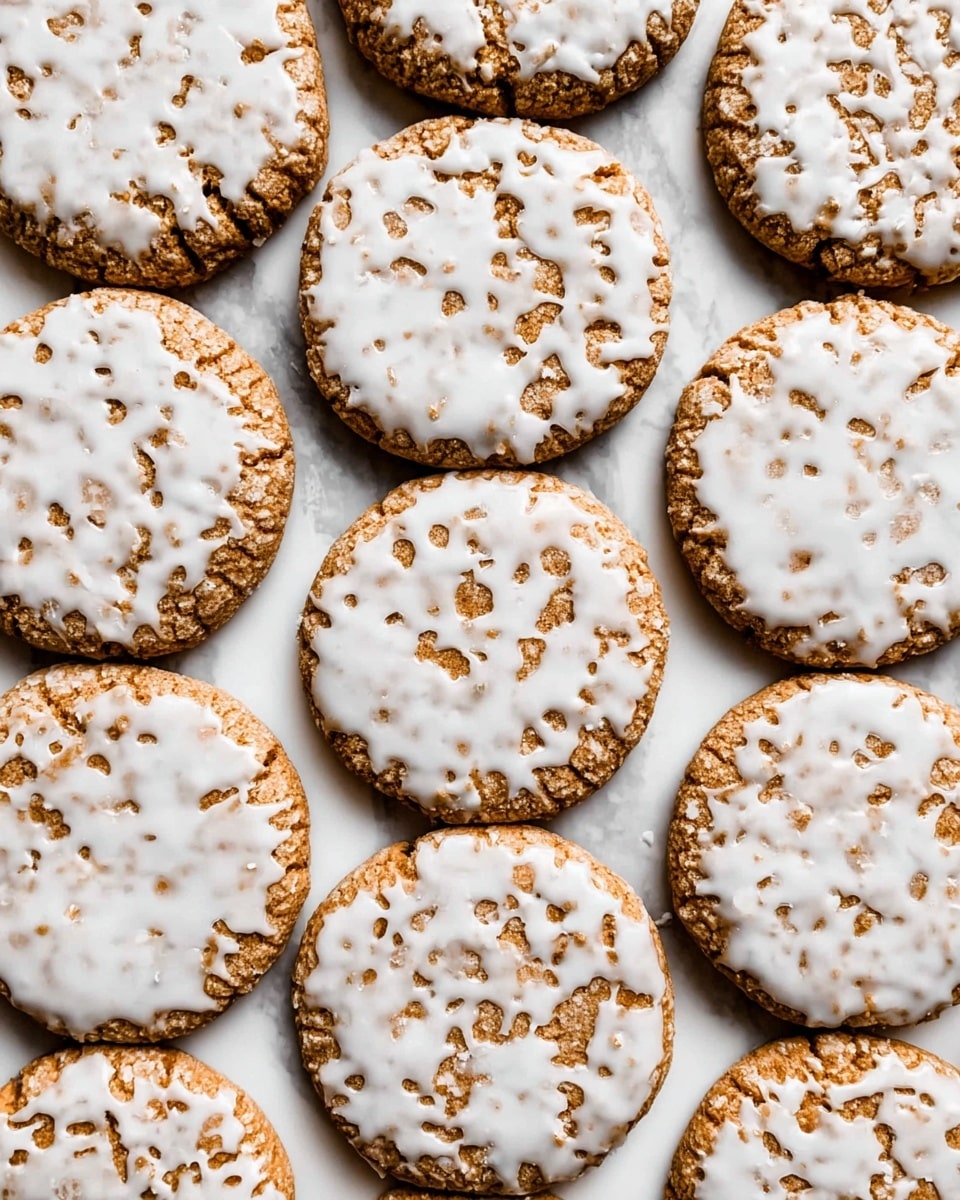 Iced Oatmeal Cookies Recipe