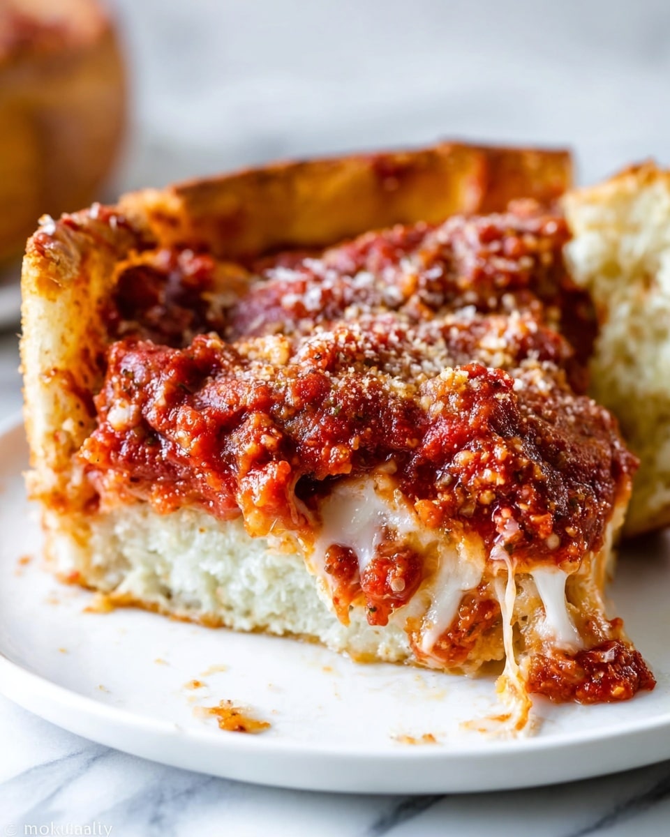 How To Make Chicago-Style Deep Dish Pizza Recipe
