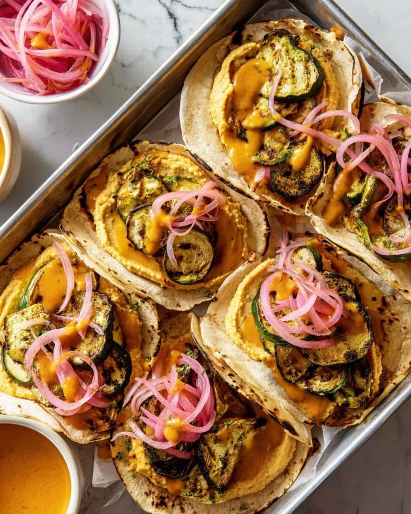 Summer Squash Sheet-Pan Tacos Recipe