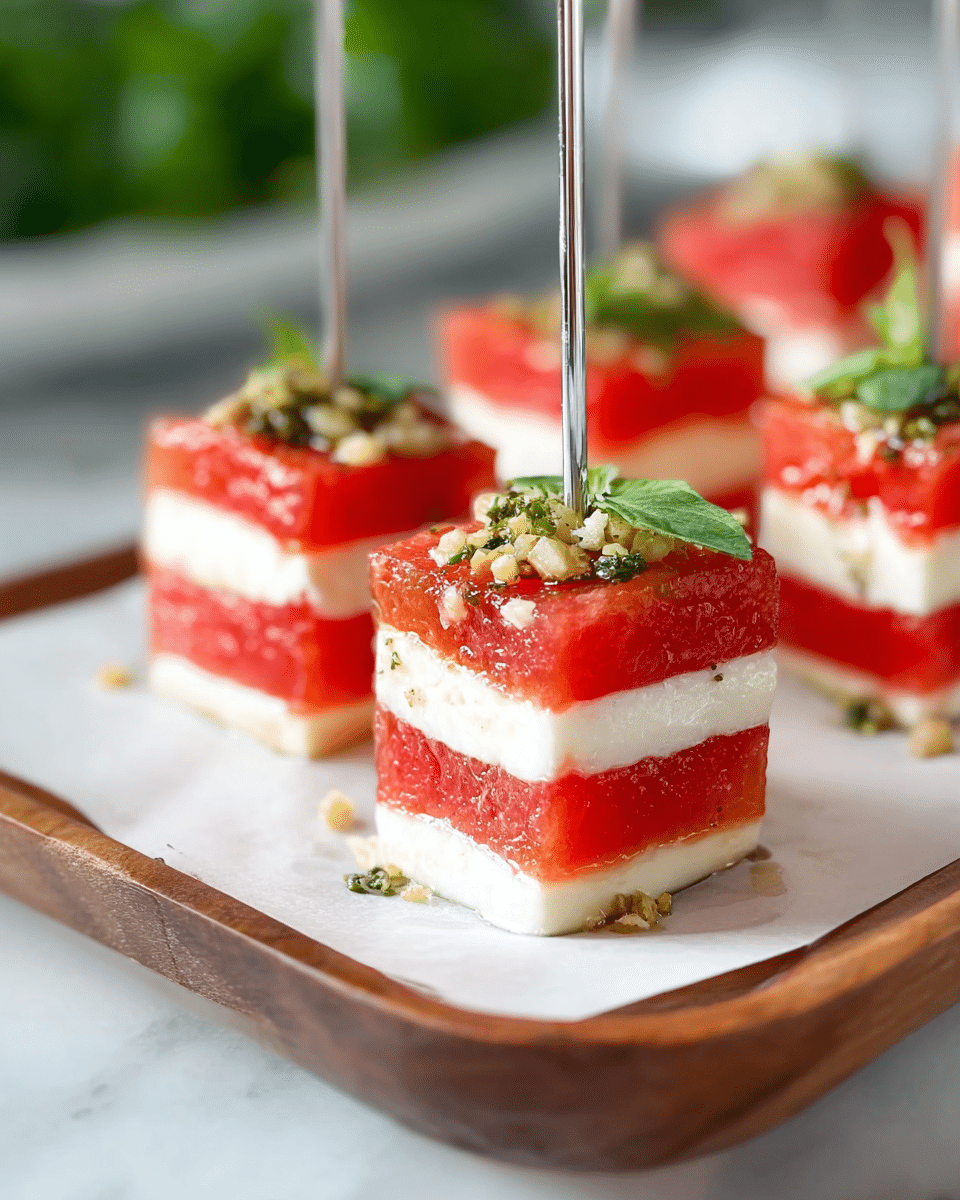 Watermelon and Feta Bites Recipe
