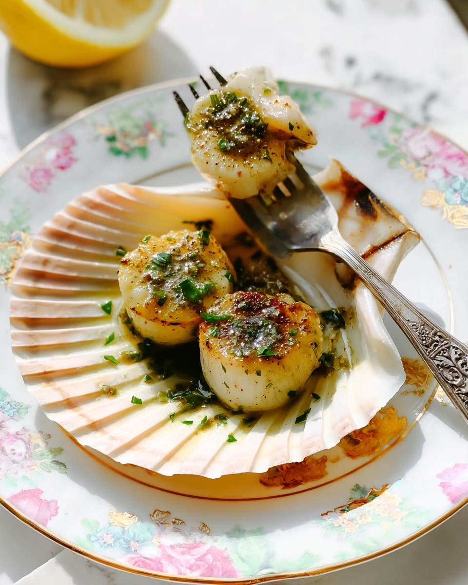 Pan-Seared Scallops in Escargot Butter Recipe