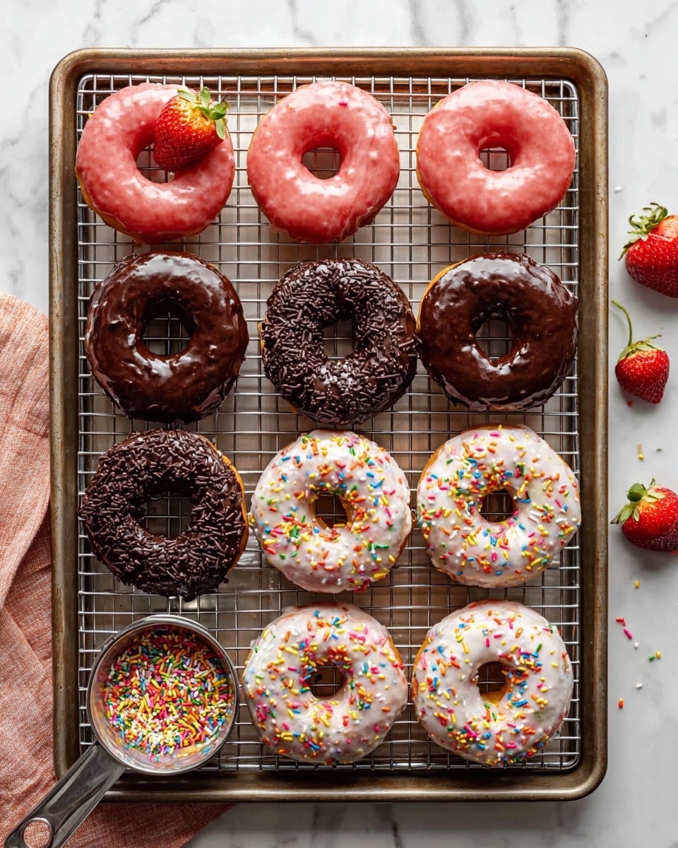 3 Donut Frosting Flavors Recipe