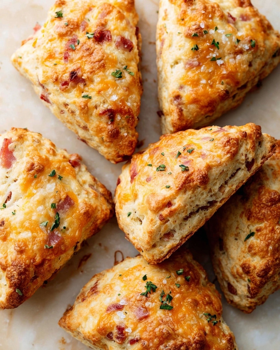 Savory Ham & Cheese Scones Recipe