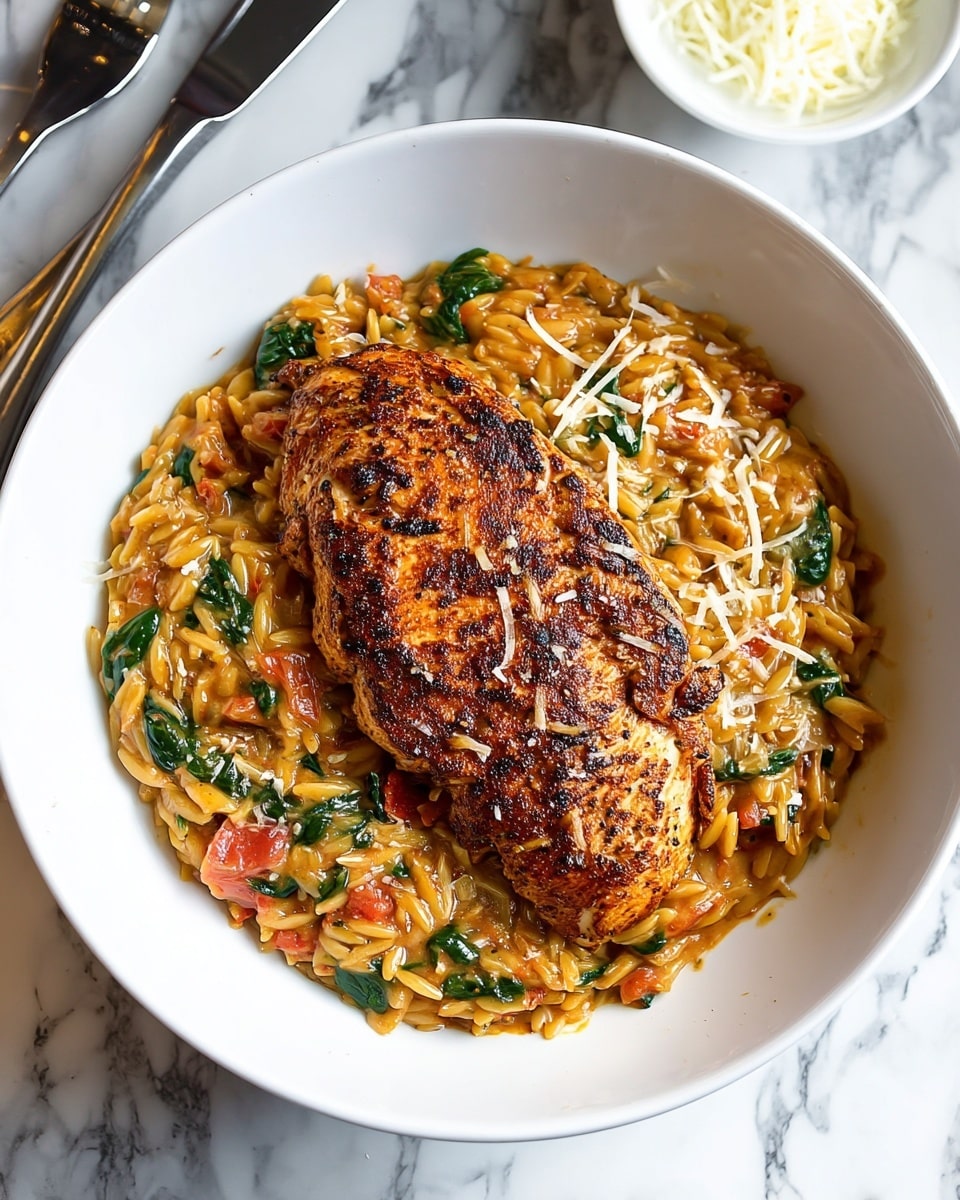 Creamy Tomato Chicken Risoni (Orzo) Recipe