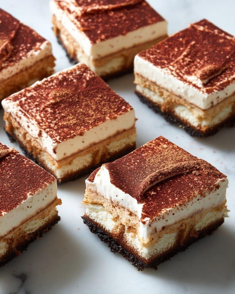 Tiramisu Cheesecake Bars Recipe