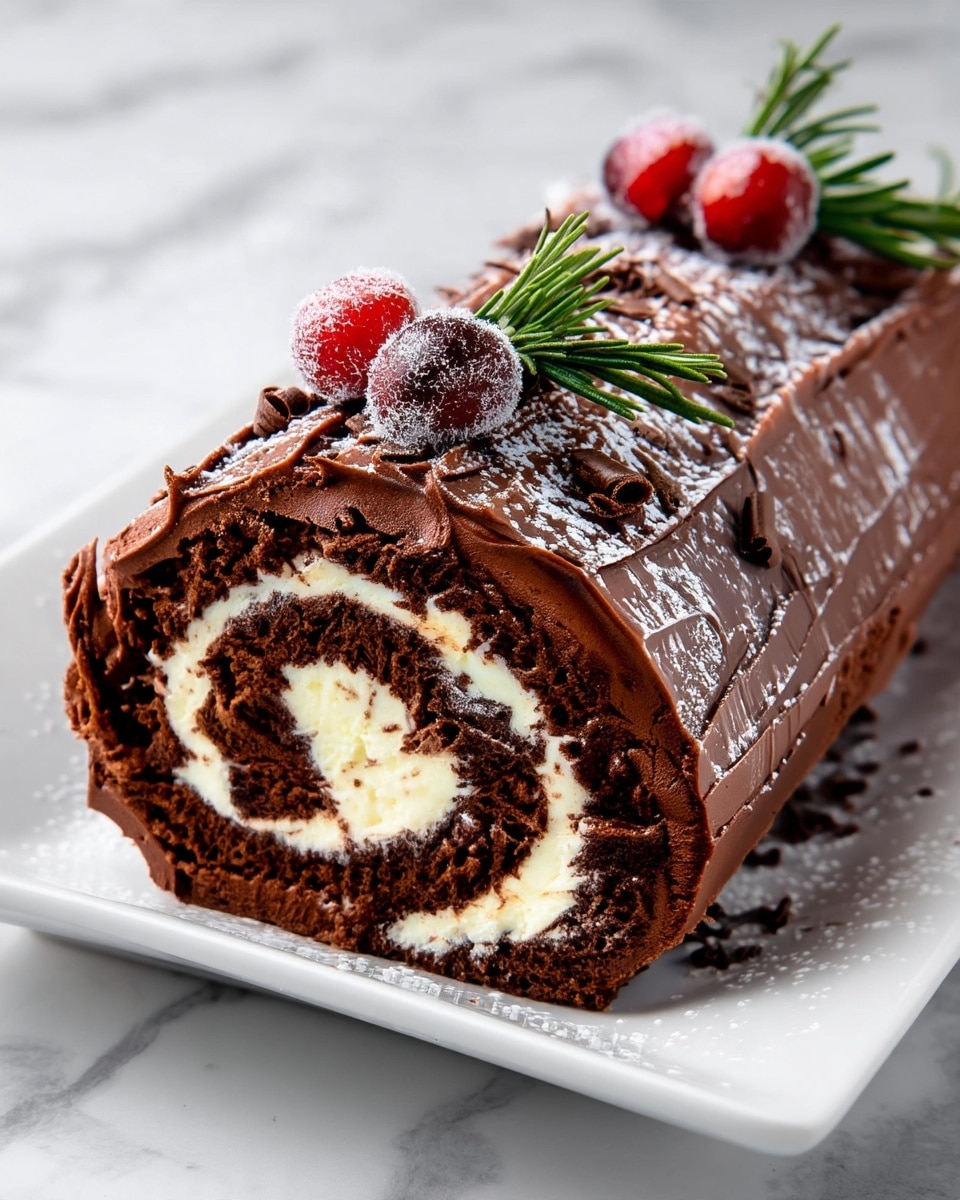 Bûche De Noël (Yule Log Cake) Recipe