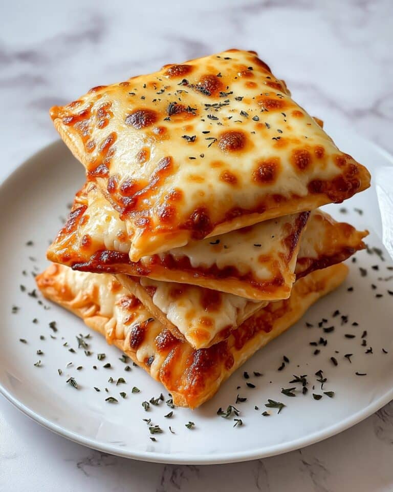 Homemade Cheesy Pizza Pockets Recipe