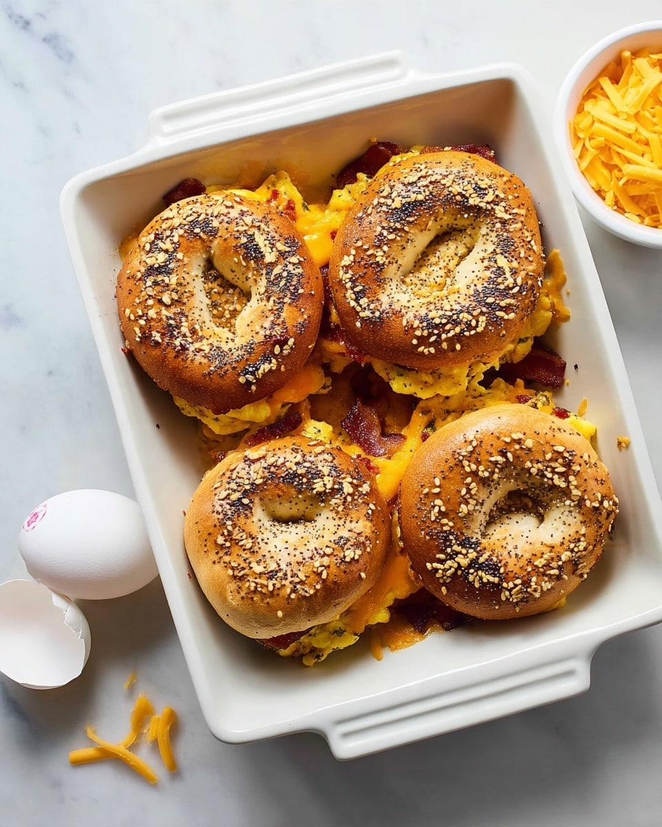 Bagel Breakfast Sliders Recipe