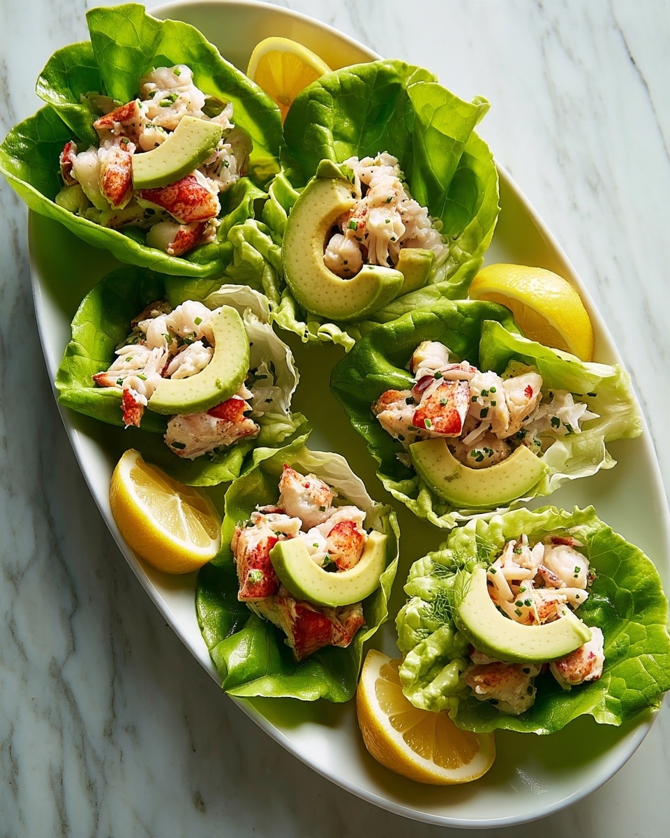 Lobster Salad with Lemon, Chives, and Avocado Recipe