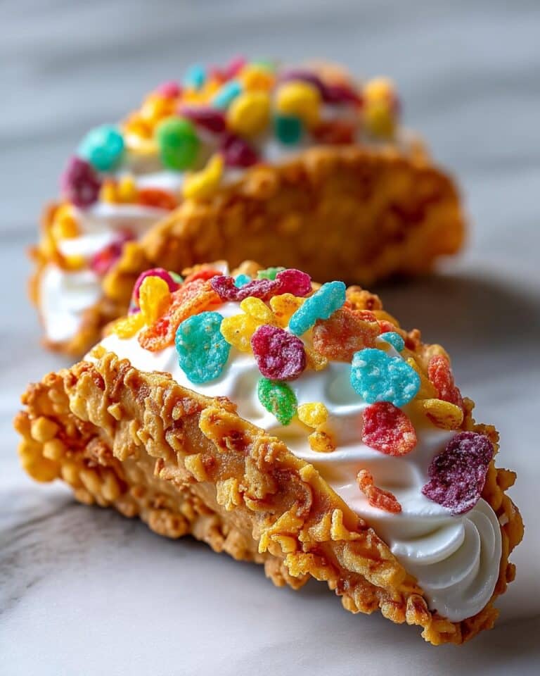 Fruity Pebbles Cheesecake Tacos Recipe