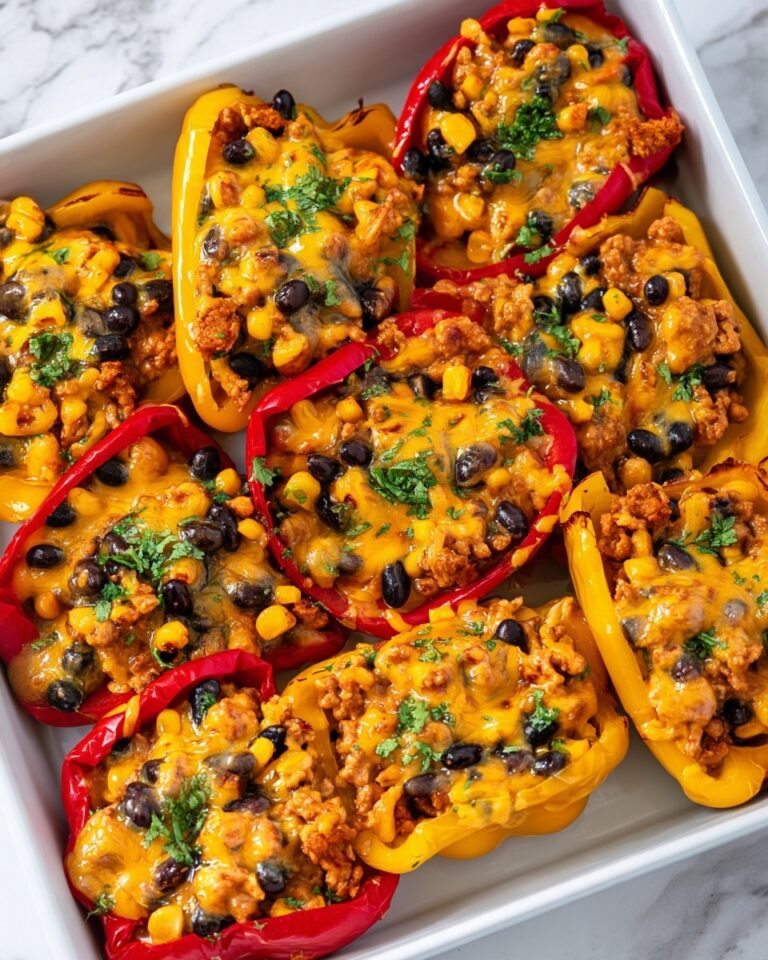 Taco-Stuffed Bell Peppers Recipe