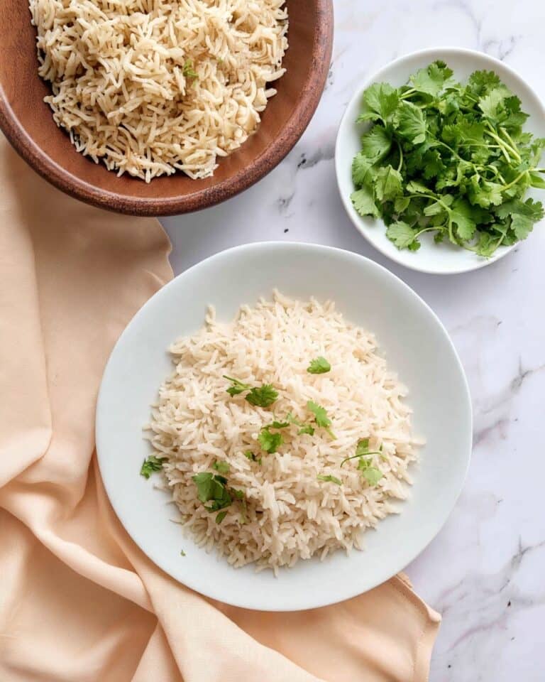 Bone Broth Jasmine Rice with Fresh Cilantro Recipe
