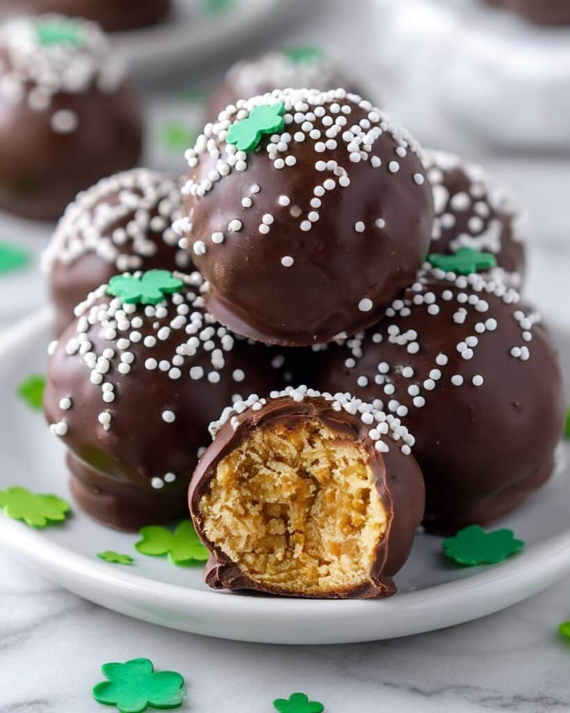 No Bake Baileys Irish Cream Cookie Balls Recipe