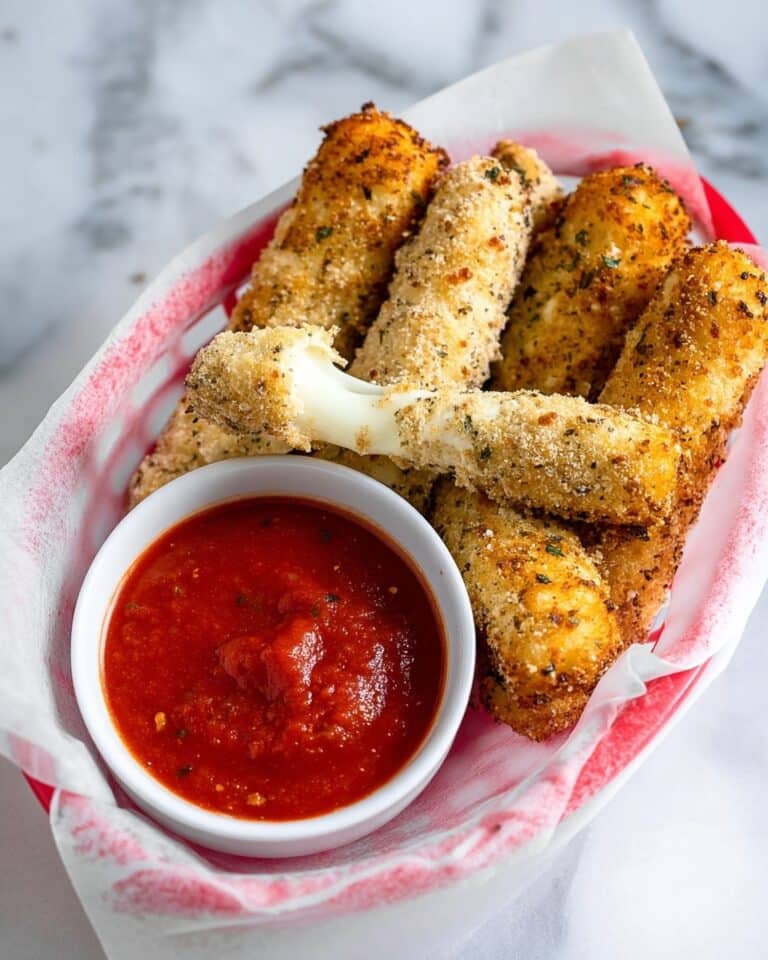 Oven-Baked Mozzarella Sticks Recipe