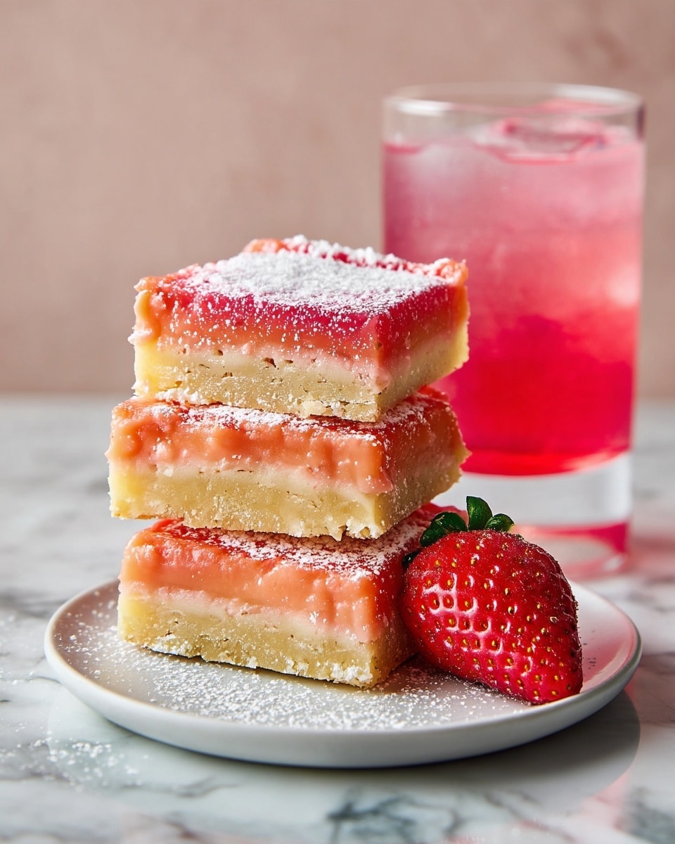 Strawberry-Lemonade Bars Recipe
