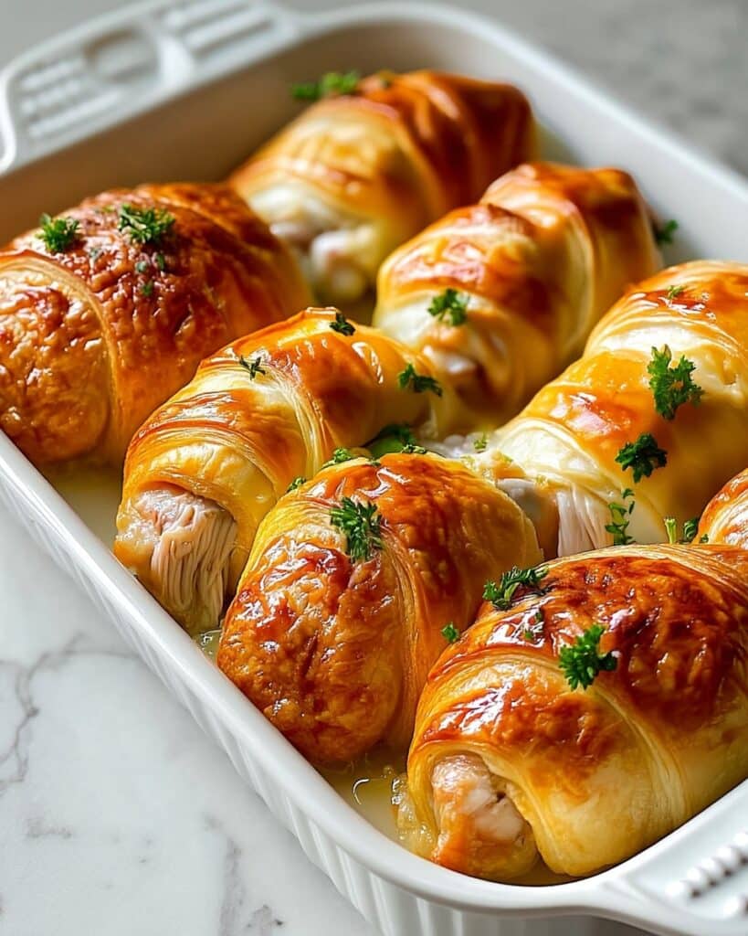 Chicken Crescent Roll-Ups Recipe
