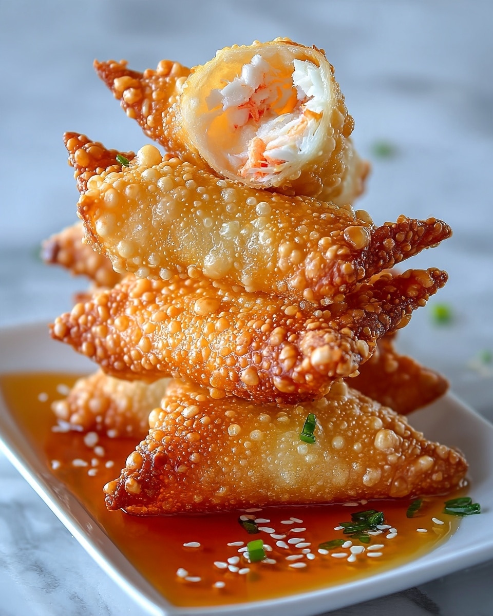 Crab Rangoon Egg Rolls Recipe