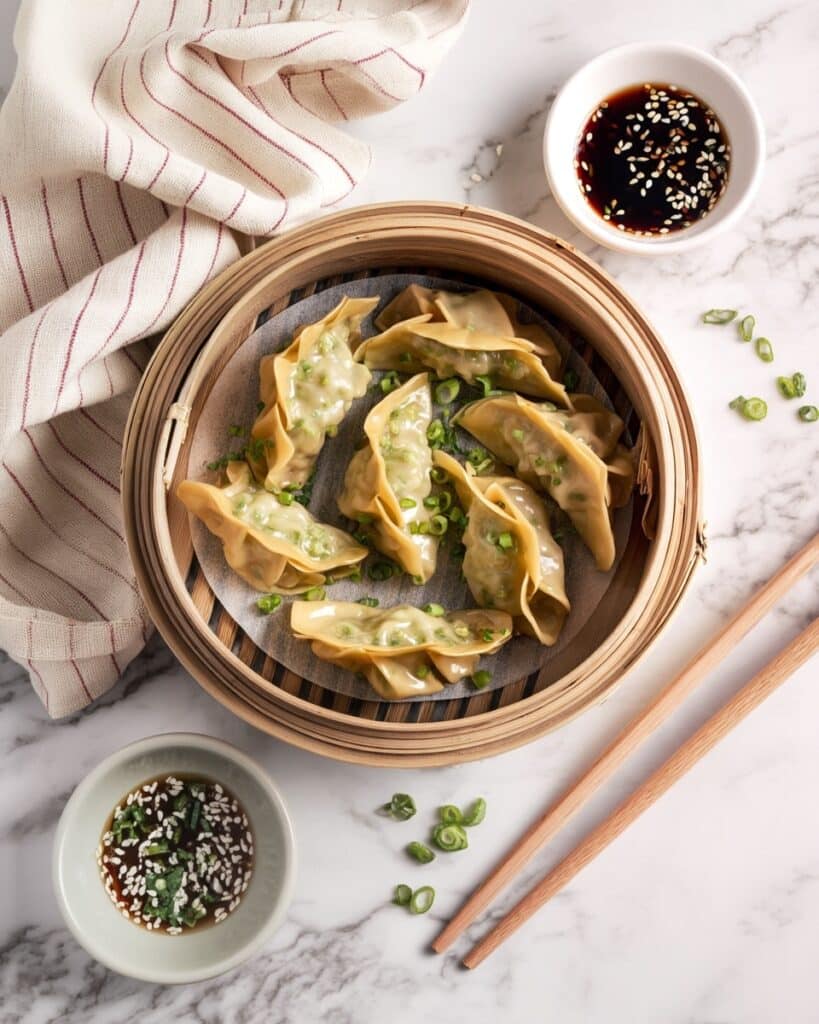 Steamed Pork and Shrimp Dumplings Recipe