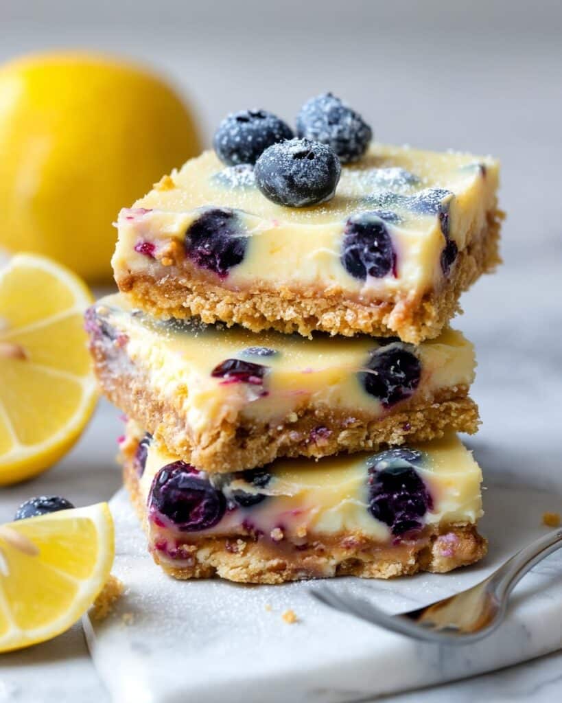 Lemon Blueberry Bars Recipe