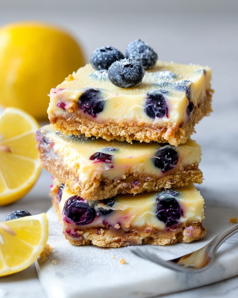 Lemon Blueberry Bars Recipe