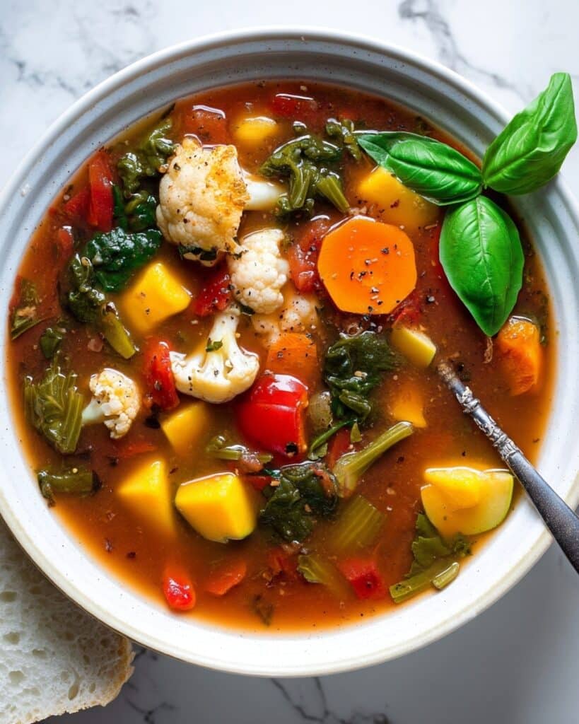 Easy Homemade Crock-Pot Vegetable Soup Recipe