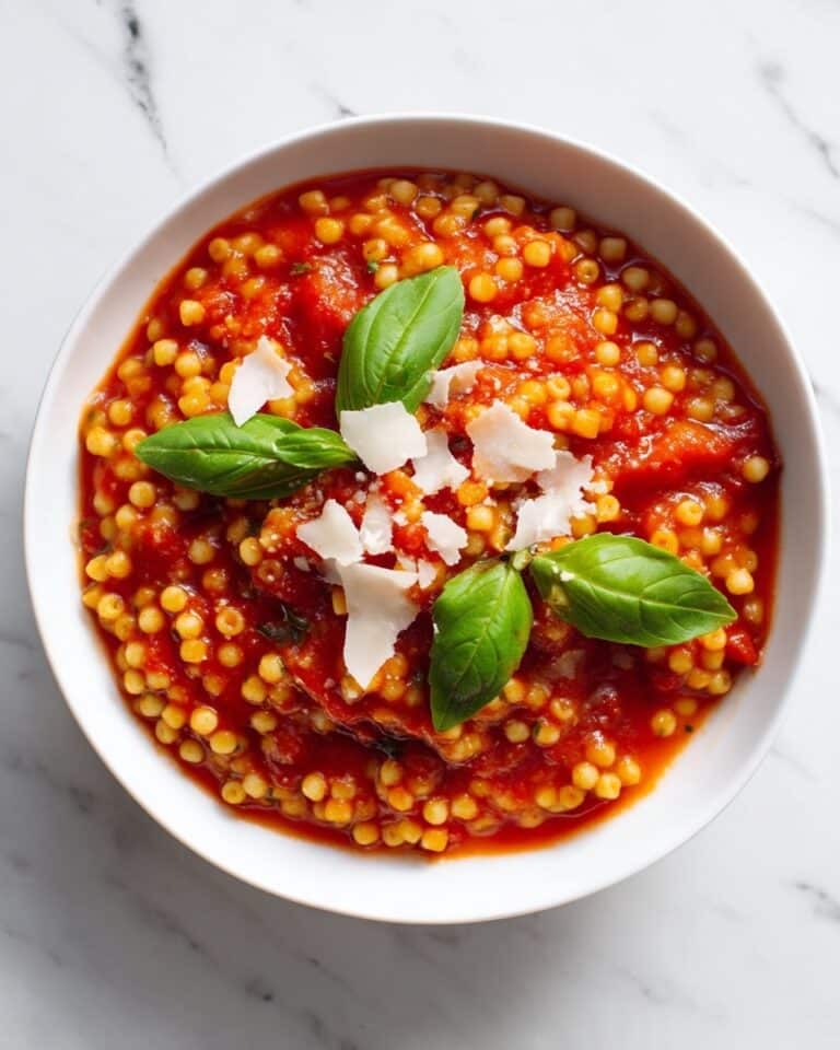 Fregola Sarda with Tomato, Basil, and Lemon Recipe